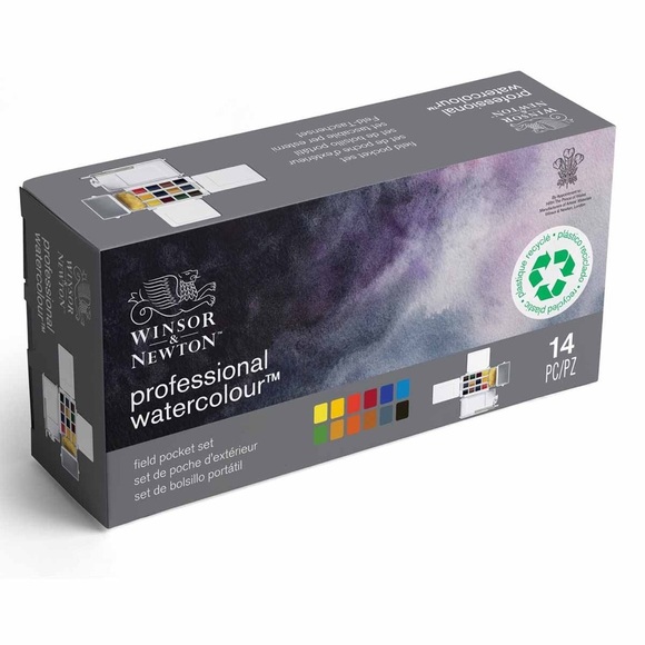 Daniel Smith + Winsor & Newton Watercolor Paint Sets Bundled w/ 10 Paintbrushes - Picture 10 of 16